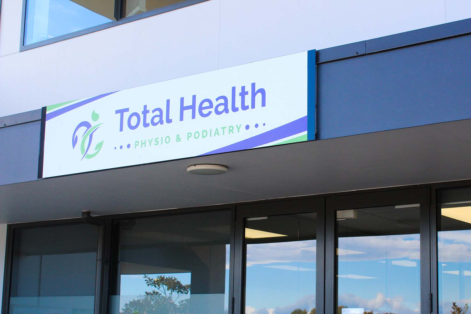 the shop front of Total Health Physio & Podiatry